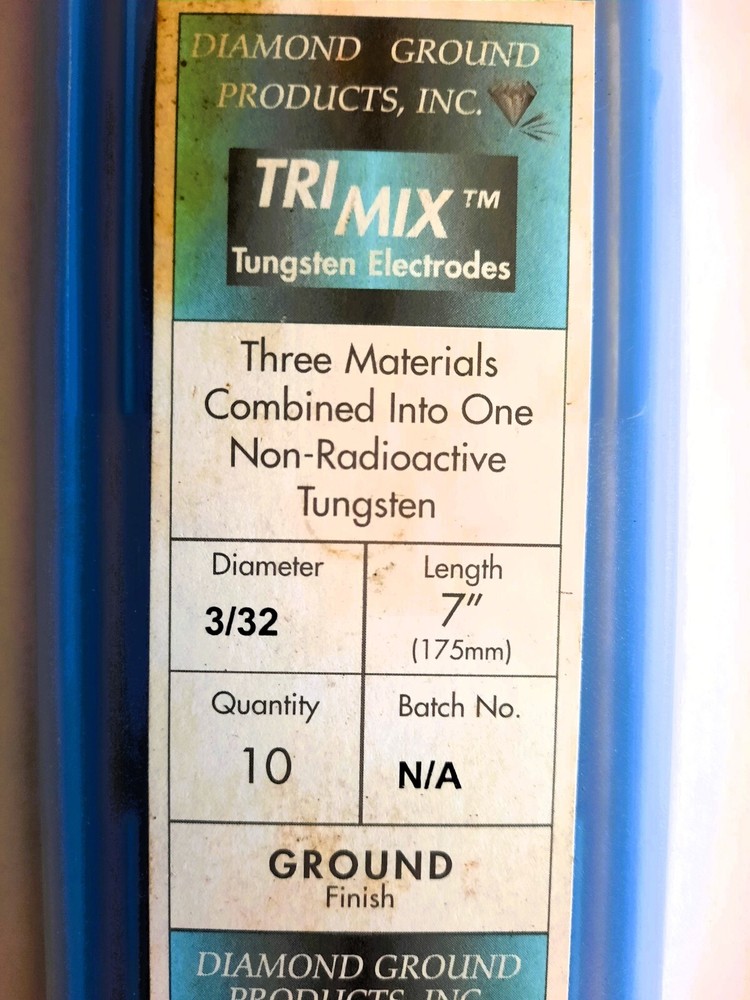 TIG Welding Tungsten Electrodes Tri-Composite 10 Pack, new