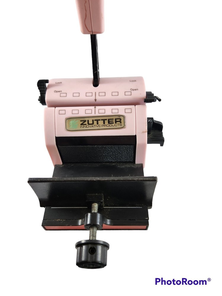 Zutter Bind-It-All V2.0 Pink Scrapbooking Binder Punch Bind Machine