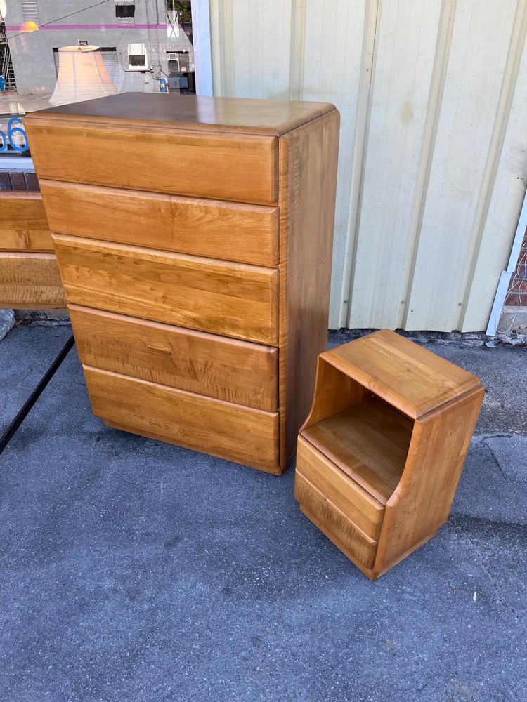 Mid-Century Star Dust Bedroom Suite by Russel Wright
