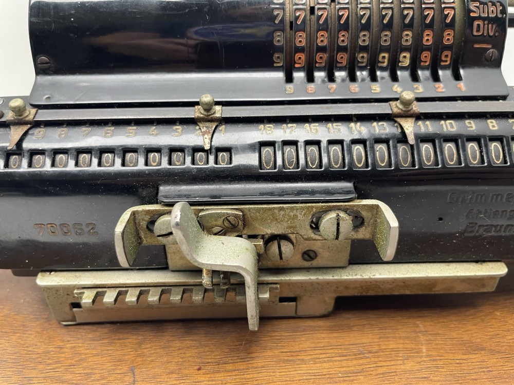 BRUNSVIGA MIDGET SYSTEM TRINKS CALCULATOR ADDING MACHINE 70062 GRIMMENATALIS