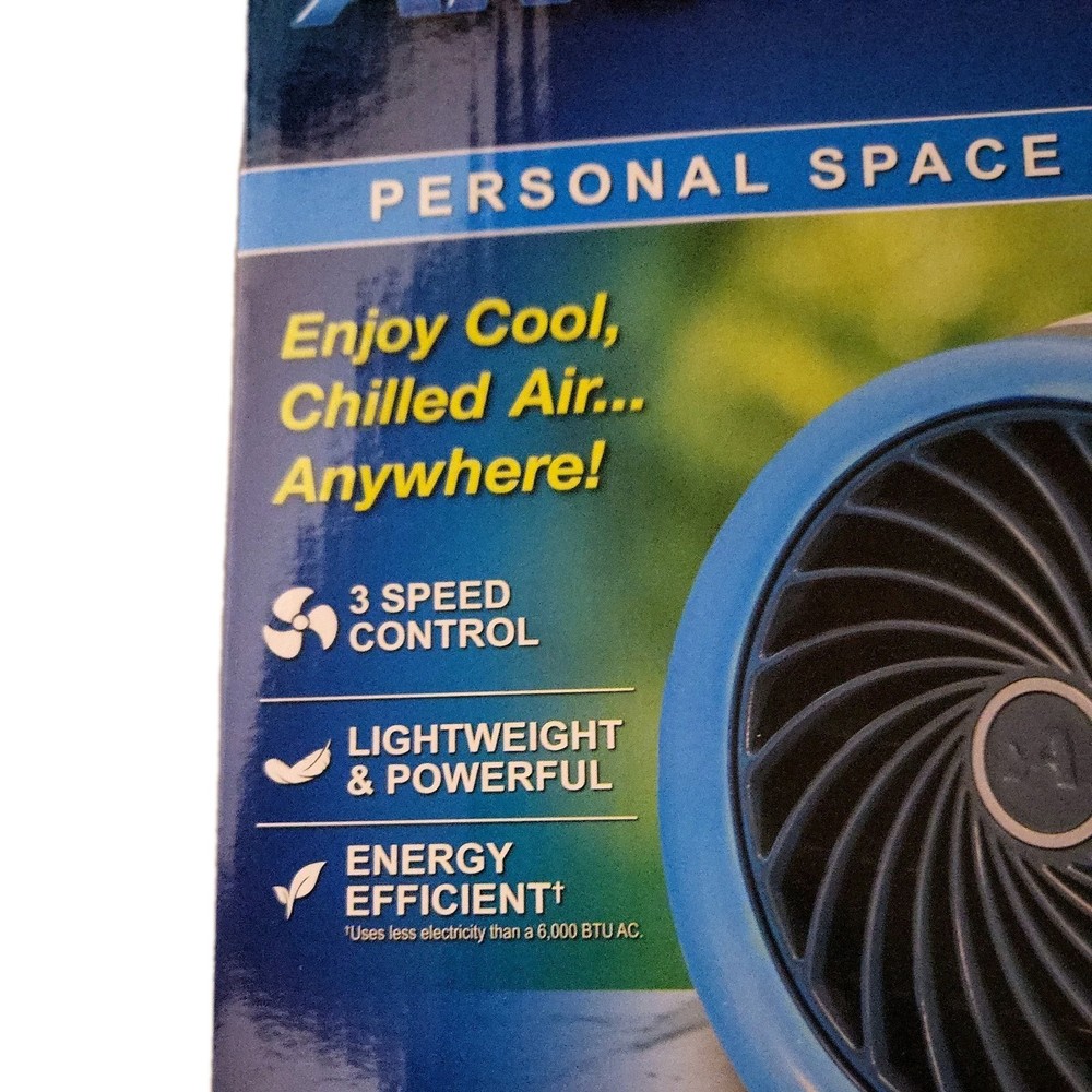 Arctic Air Ice Jet Personal Air Cooler, 3-Speed Room Cooler Reusable Ice Pack