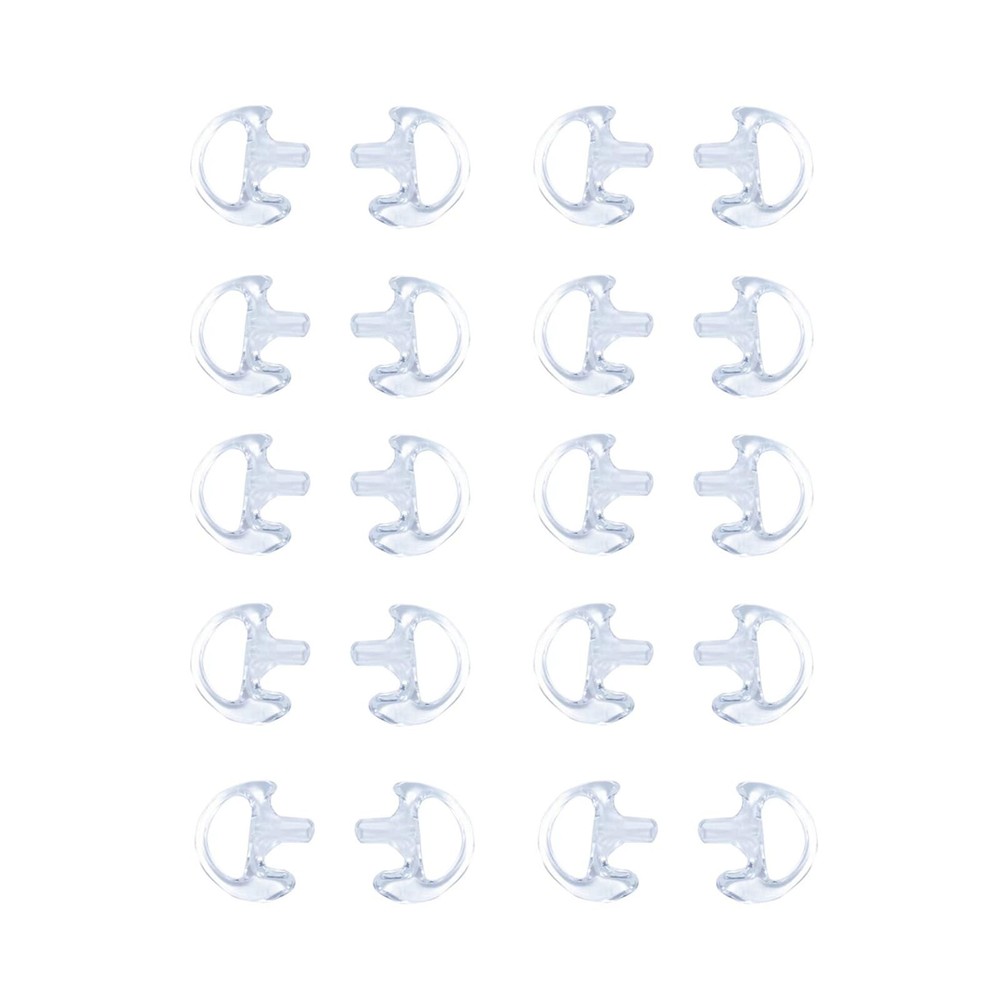 Radio Replacement Earmold Earbud Soft Silicone Ear Buds Medium for Walkie Tal...