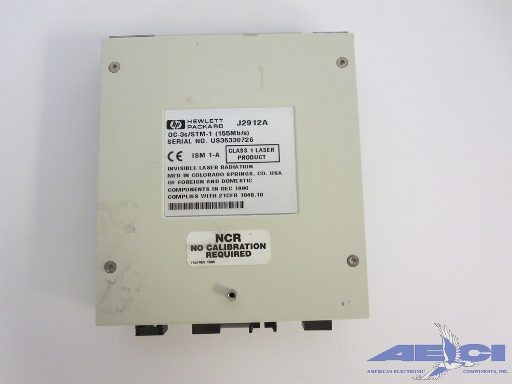 HEWLETT-PACKARD J2912A OC-3 / STM-1 Plug-In Module for J2300 Internet Advisor