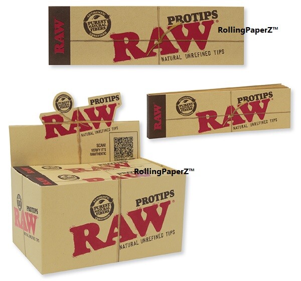 4 PKS- RAW Rolling Papers PROTIPS for Phatty Rolls, Custom Rolls/ Creative Rolls