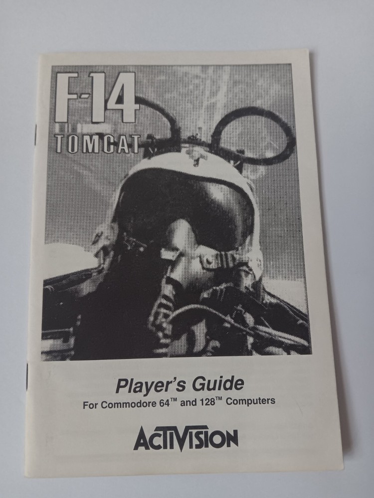 Commodore 64/128 F-14 Tomcat Players Guide Users Manual Activision