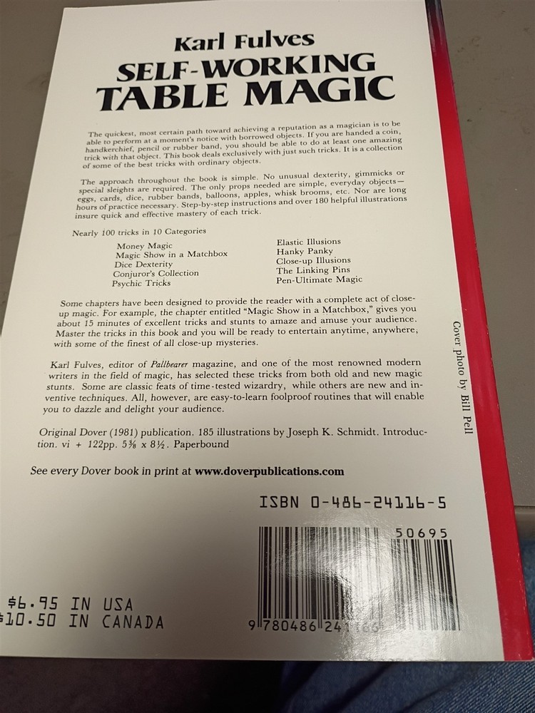 Karl Fulves Self-Working Table Magic 97 Foolproof Tricks Paperback