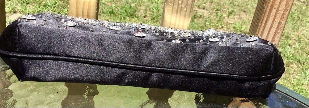 VTG Black Evening Clutch Purse By Inge Christopher