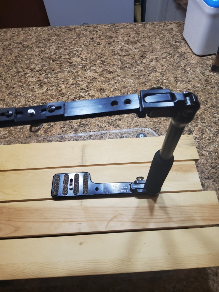 Custom Brackets CB Folding-T Camera Flash Bracket
