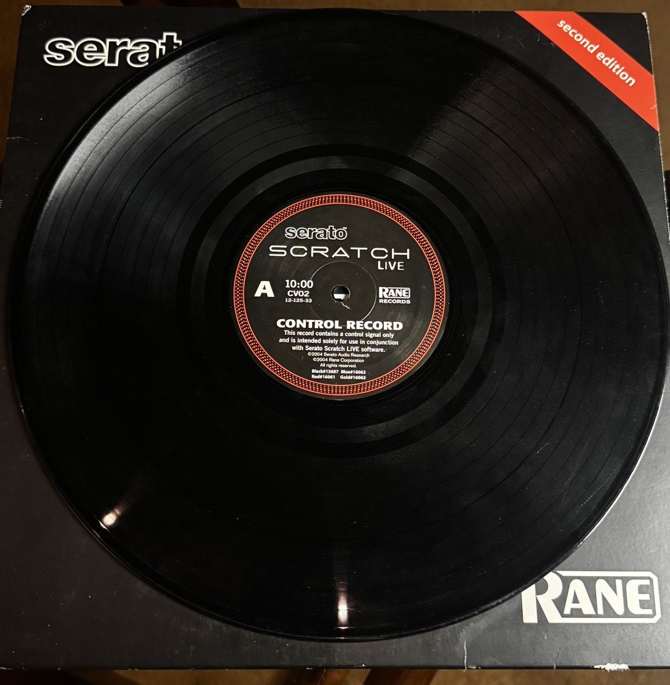 Serato Scratch Live Second Edition Control Vinyl Black for Serato Scratch Live