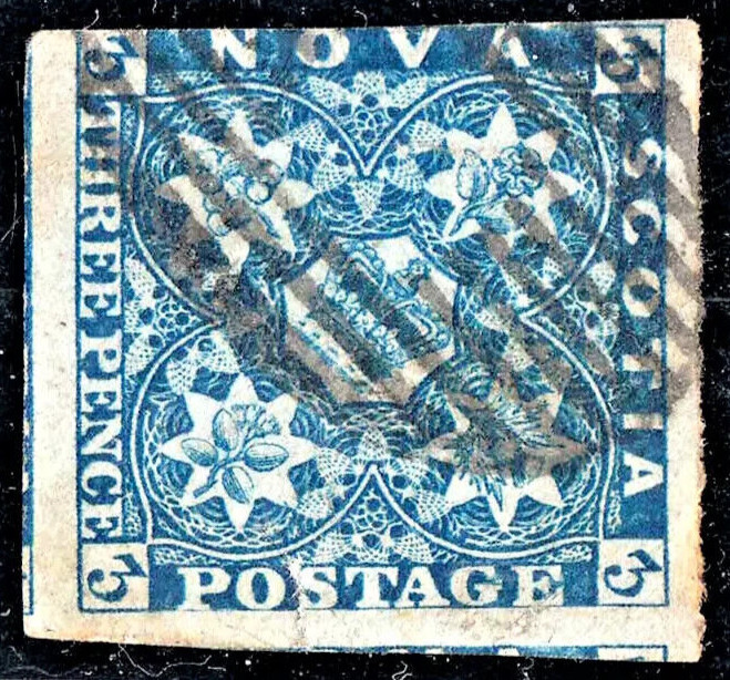 Nova Scotia, Pence Issue, SC # 2 Blue NG MPH