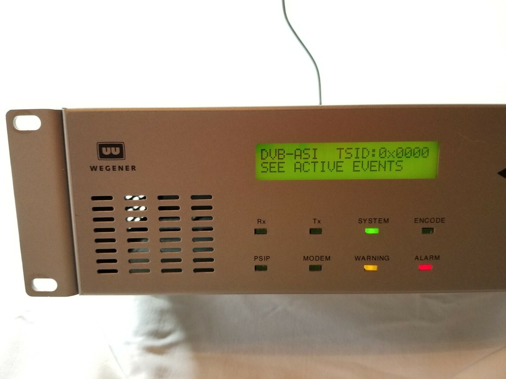 Nielsen WEGENER NAVE IIC 002 ENCODER Rack Mount Silver #219