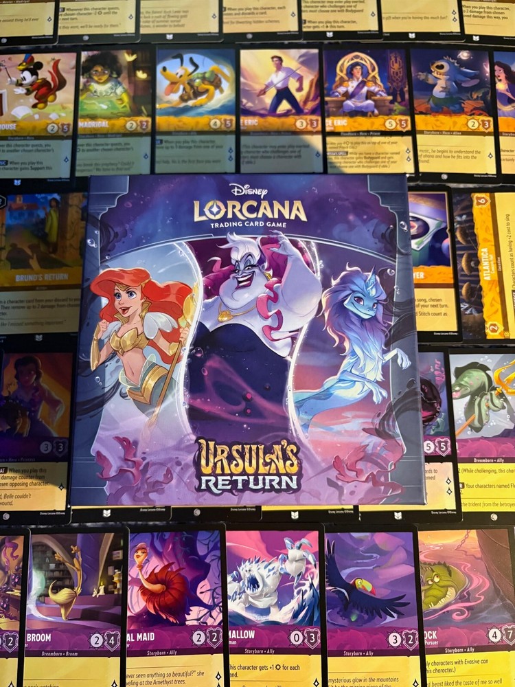 Disney Lorcana - Ursula's Return COMPLETE Common & Uncommon Non Foil Set