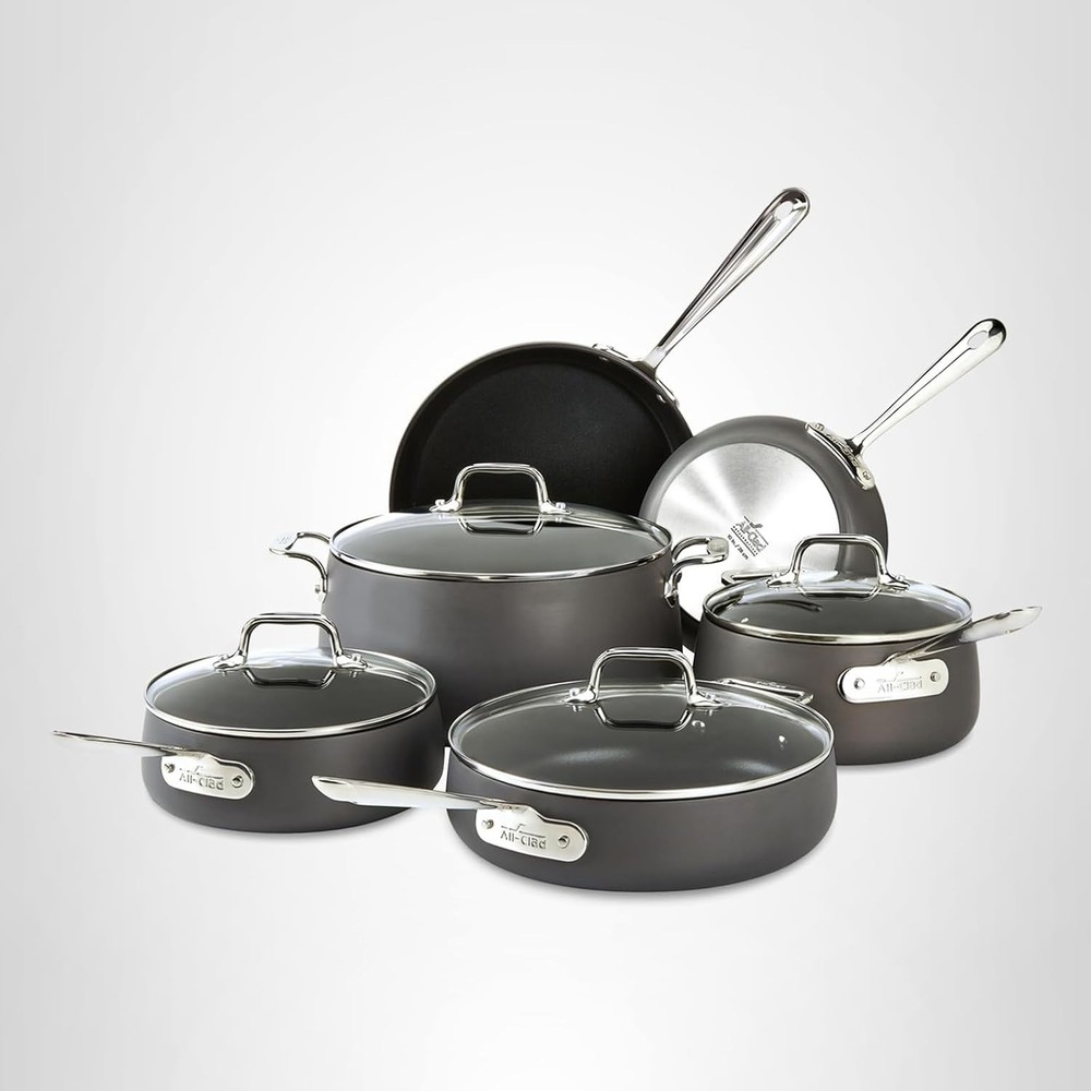 All-Clad HA1 10-Piece Nonstick Cookware Set