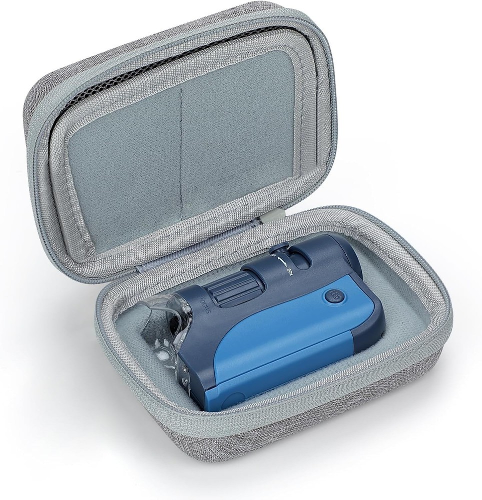 Lightweight Pocket Microscope Case with Buckle & Strap - Travel Ready Design