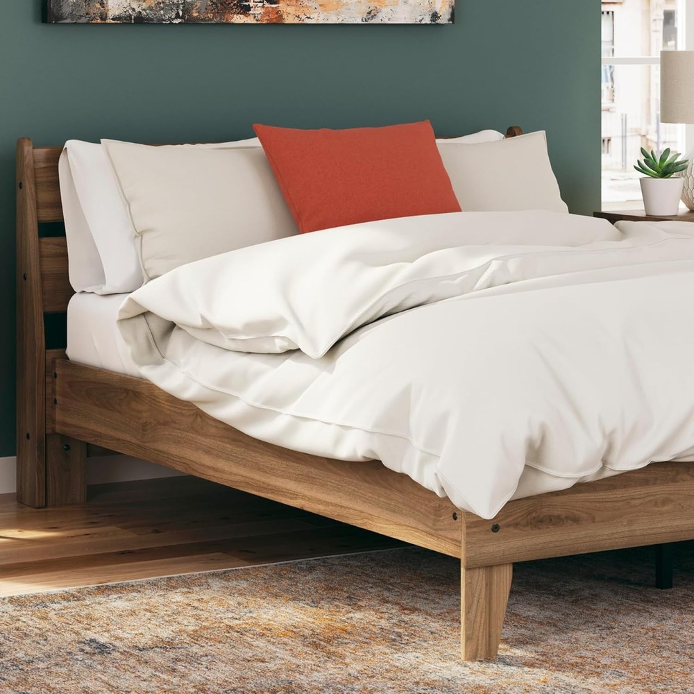 Deanlow Sturdy Full Panel Headboard in Rustic Style - Perfect for Modern Spaces