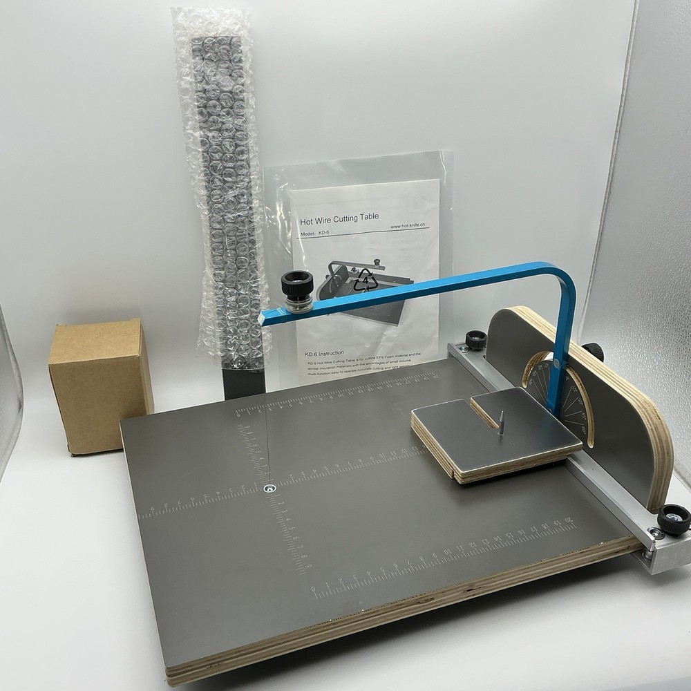 Hot Wire Foam Cutter Table KD-6 Adjustable Angle Craft Cutting Tool