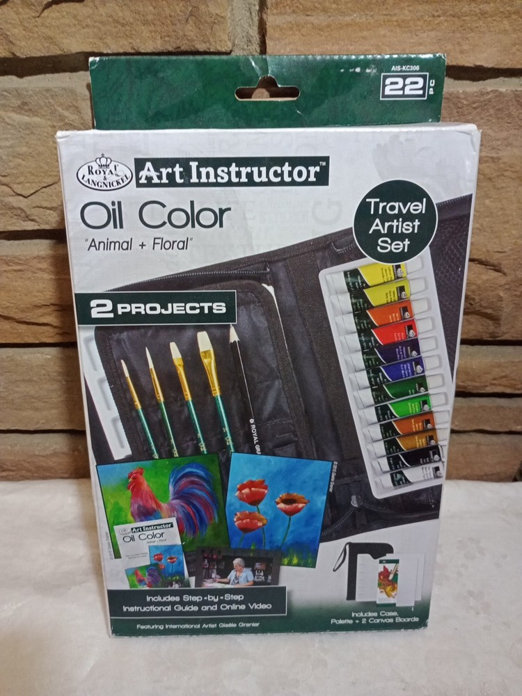 Instructor Clearview Art Set-Small 22 PC Oil Color