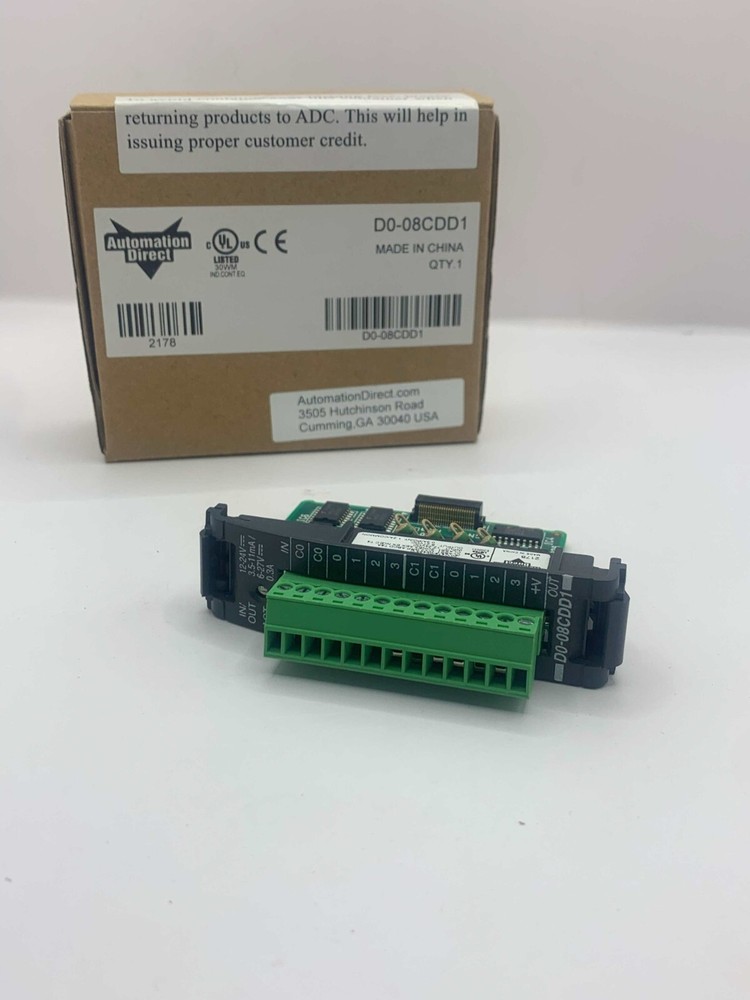 DirectLOGIC D0-08CDD1 - DL05/06 discrete combo module, Input: 4-point, 12-24 VDC