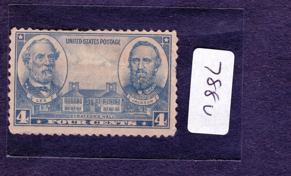 1937 Stamp #788 Stratford Hall Used