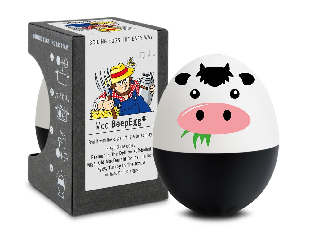 Brainstream Moo BeepEgg Singing & Floating Boiled Egg Timer