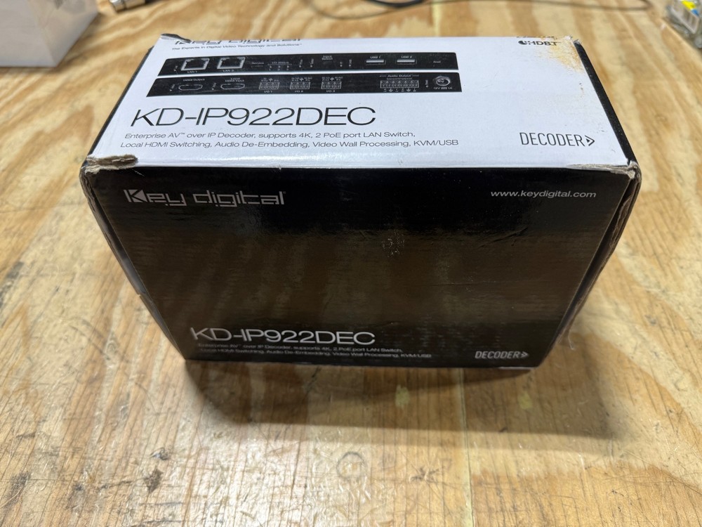 Key Digital KD-IP922DEC - Enterprice AV over IP Decoder