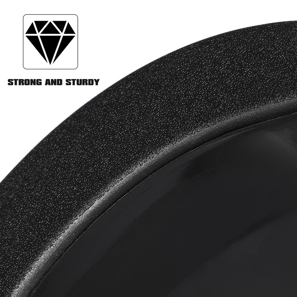 6pcs Billiards Table Pocket Liner 4 Corner Pool Medium, Black