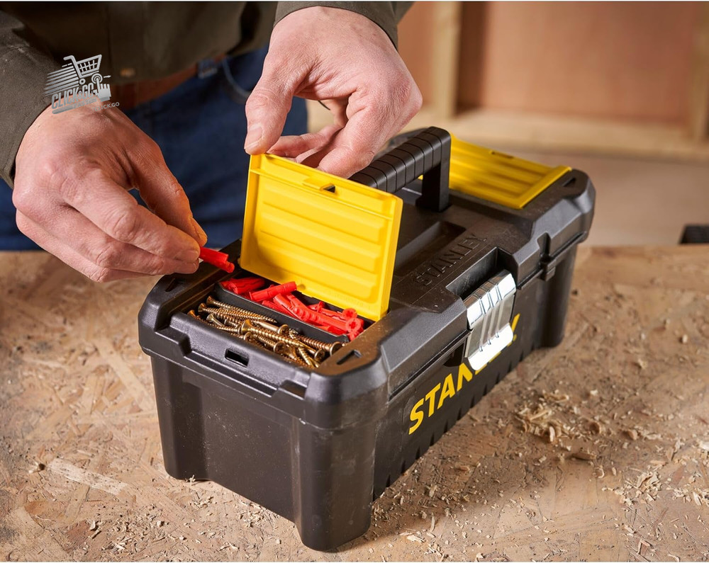 STST1-75520 Tool Box, Black/Yellow, 19"