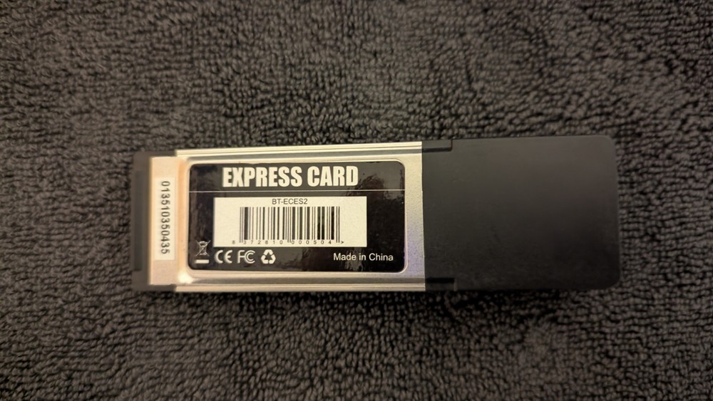 PCIe ExpressCard 6Gbps eSATA 3 Bytecc
