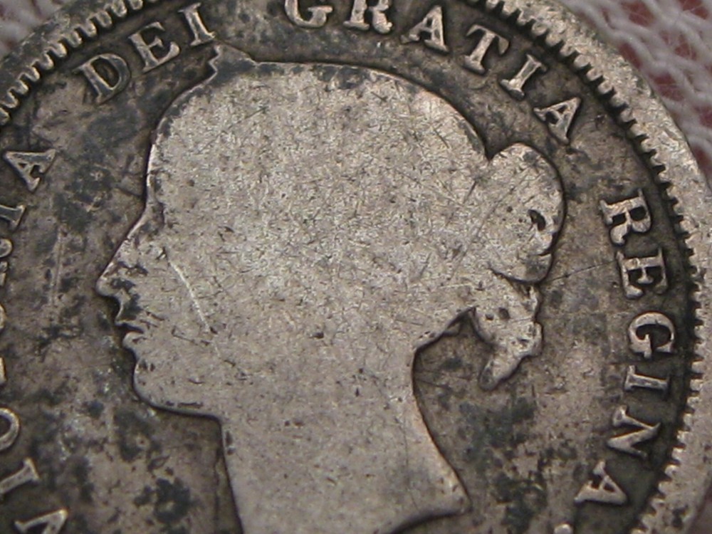 1870 Silver 5¢ Five Cent CANADA. #11