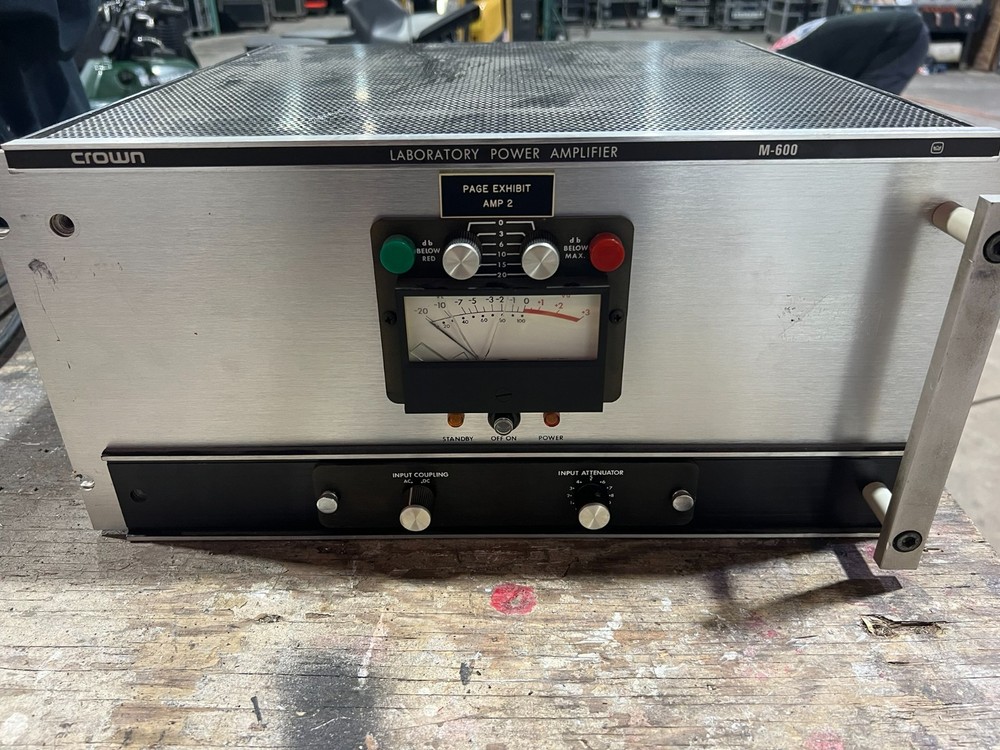 Crown Labratory amp M-600