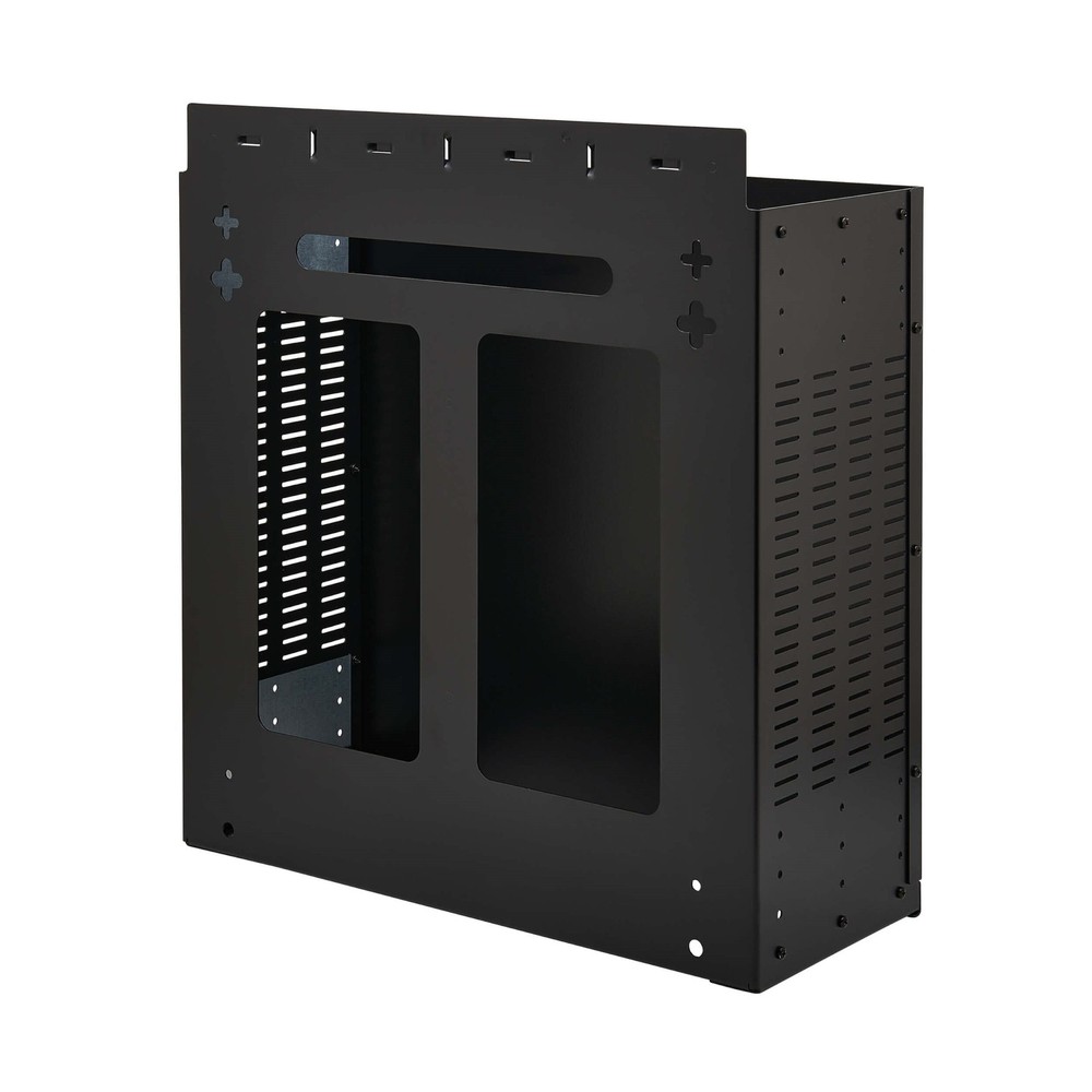 Tripp Lite SmartRack 4U Low-Profile Vertical-Mount Vented Enclosure Black