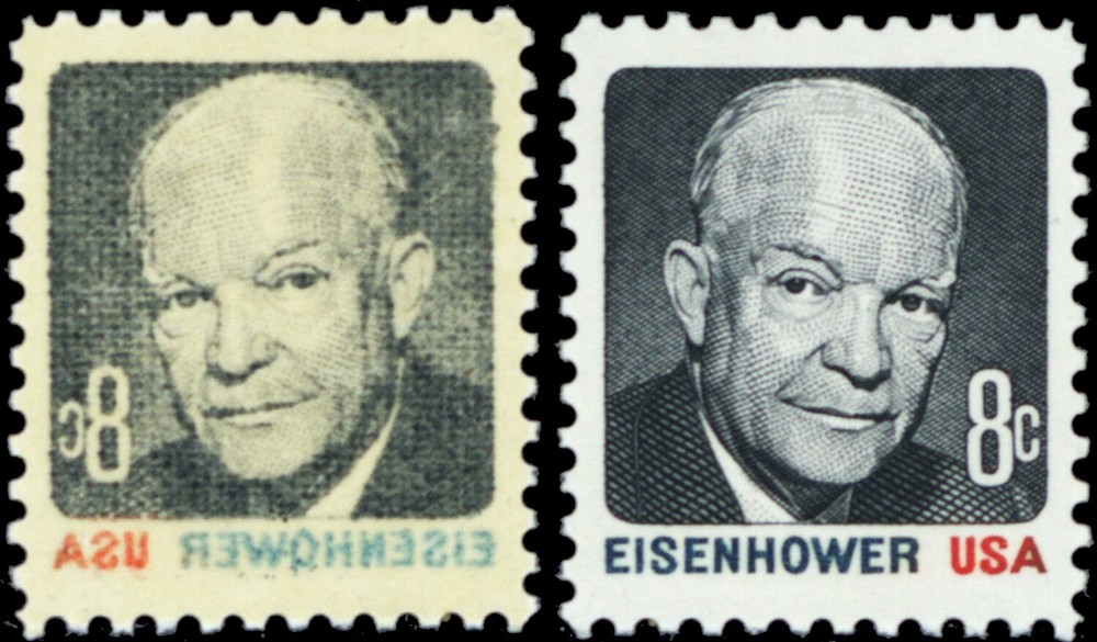 1394, MNH 8¢ FULL Reverse Printing Under Gum Freak EFO Error * Stuart Katz