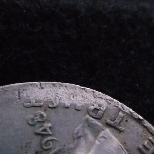 1948 D Franklin Half Dollar Ben Benjamin 1/2 Silver US Coin Planchet Mint Error