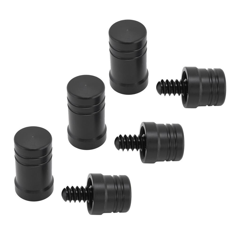 18PC 5/16 X 18 Joint Protectors/Joint Billiard Pool Cue Protector Black