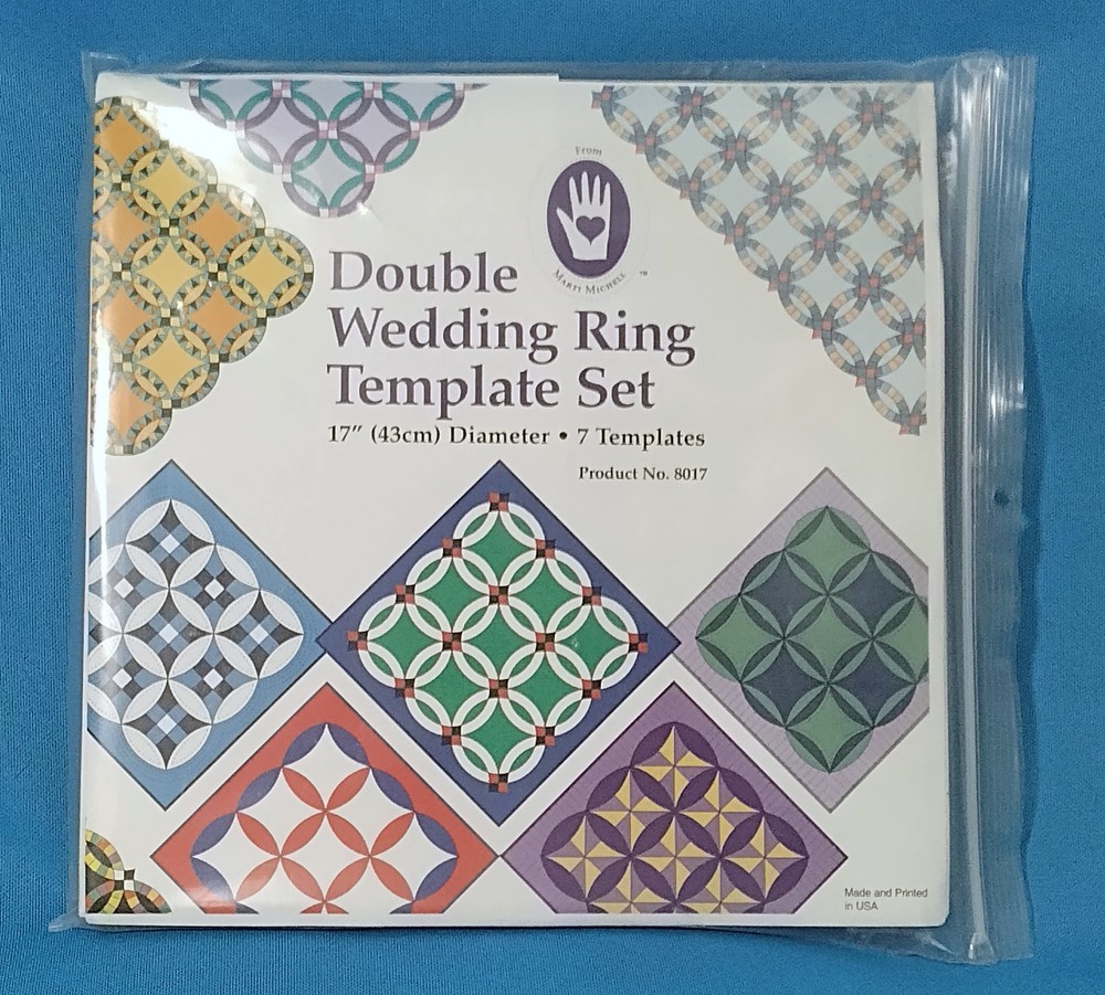 Double Wedding Ring Quilt Template by Marti Michell 7-template Set