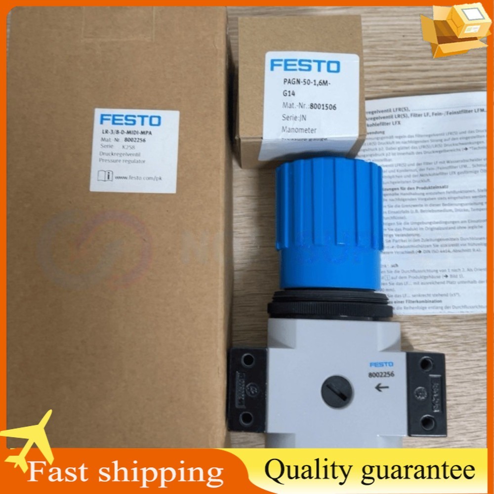 1PC NEW FESTO LR-3/8-D-MIDI-MPA 8002256 Pressure Reducing Valve fast shipping