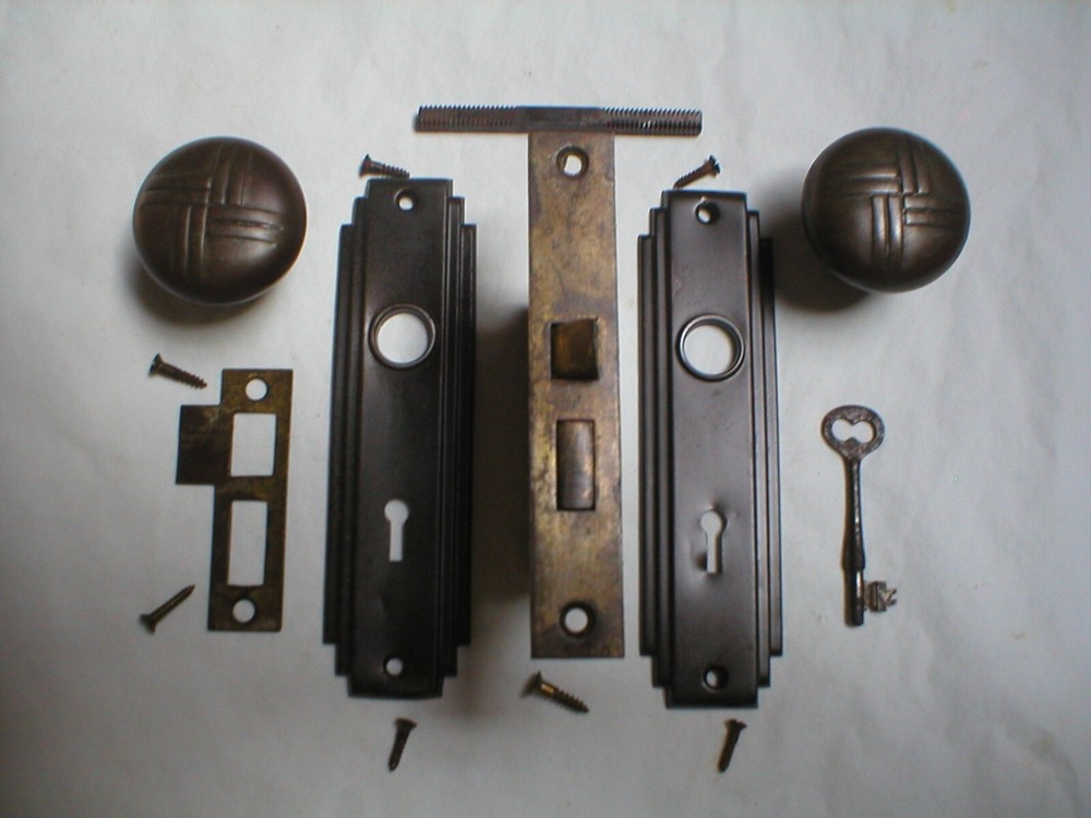 Antique Art Deco Era Door Hardware
