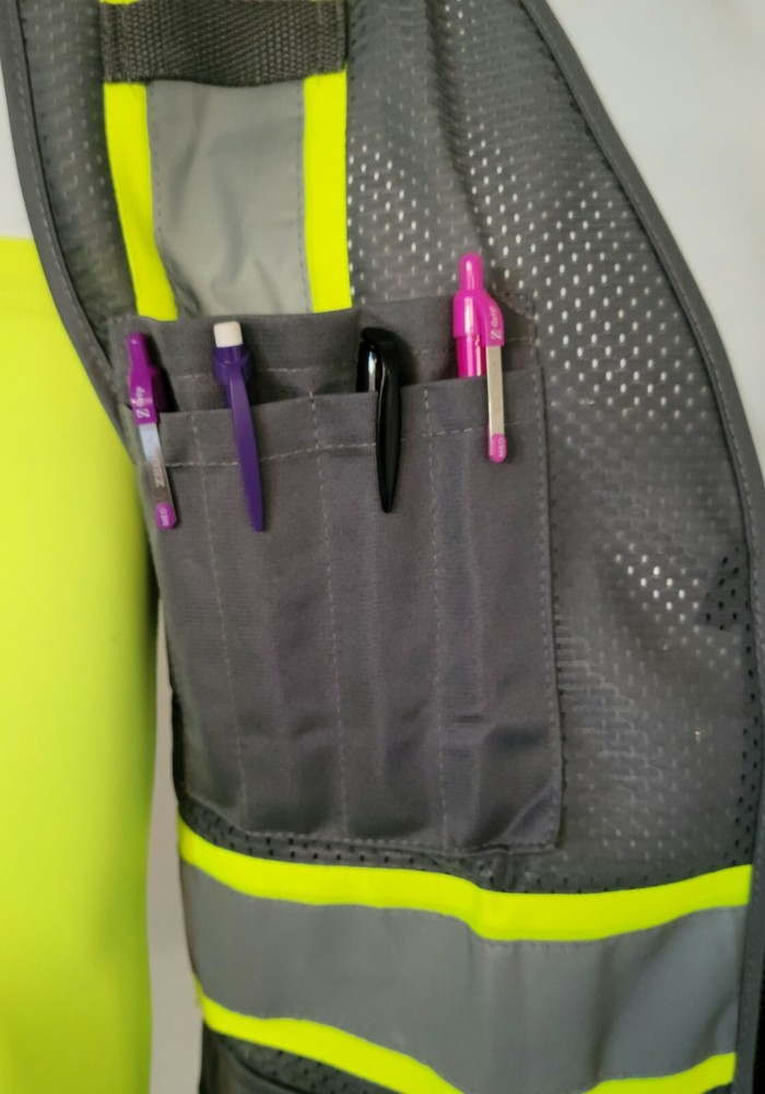 FX Two Tone High Visibility Dark Gray Safety Vest