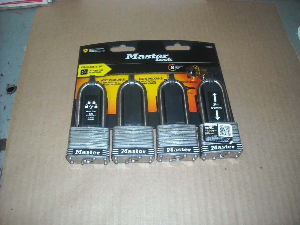 MASTERLOCK    1SSQLH     4 PACK