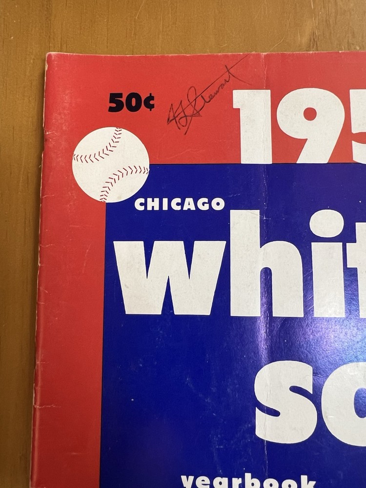 1952 Chicago White Sox Yearbook Vintage Signed