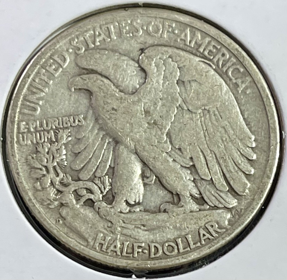 1945 D Walking Liberty Half Dollar. 90% Silver. #2003