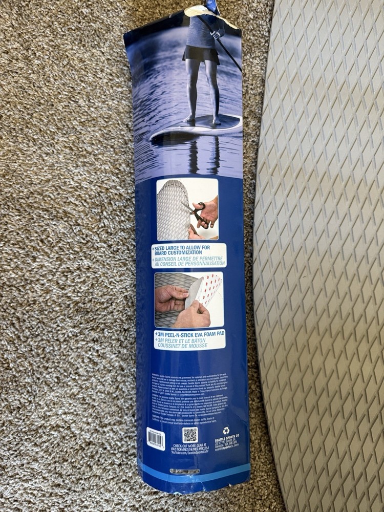 Sup Dog Board Foam Pad 37.5” For Paddle board
