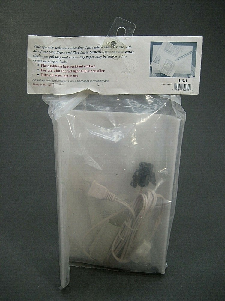 American Traditional Stencils Embossing Light Table LB-1 New