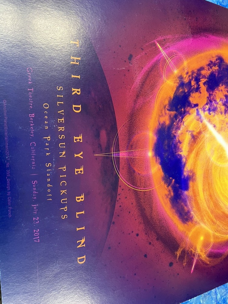 Third Eye Blind Berkeley CA Tour Poster Used, Please Read