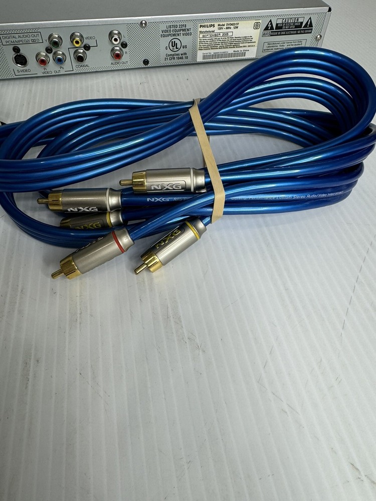 Philips DVD622 DVD Player, Dolby Digital, Progressive Scan *TESTED WORKING*