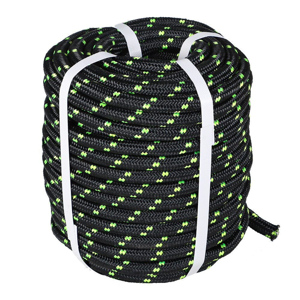 Breaking Strength 6180lbs 1/2" x 200' Double Braid Polyester Rope Rigging Rope