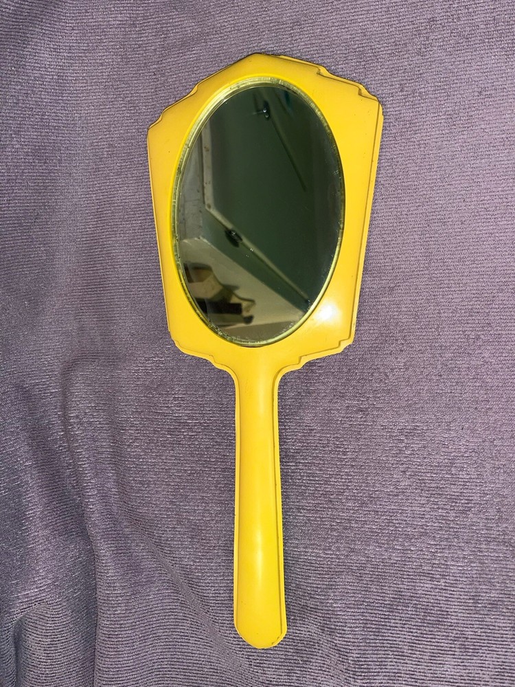 Vintage Art Deco Hand Mirror