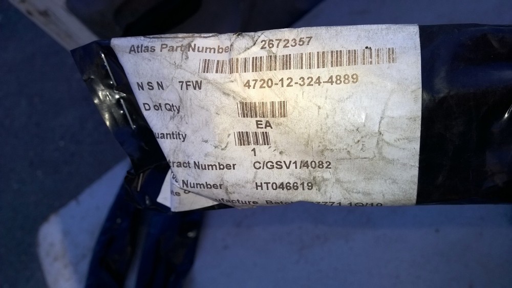 ATLAS HYDRAULIC HOSE ASSEMBLIY P/N 2672357