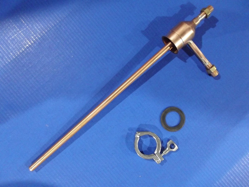 Thumper Doubler Beer Keg Kit copper Moonshine Still 2" x 1/2" Copper DIY