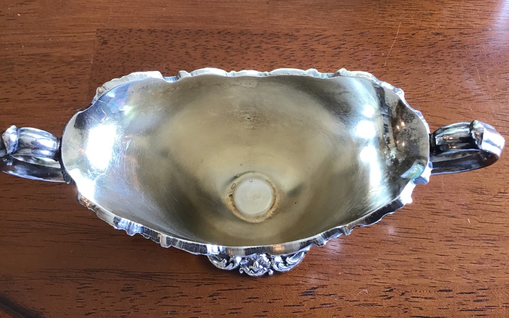 Vintage Poole Silver Co. Silverplate Creamer & Sugar